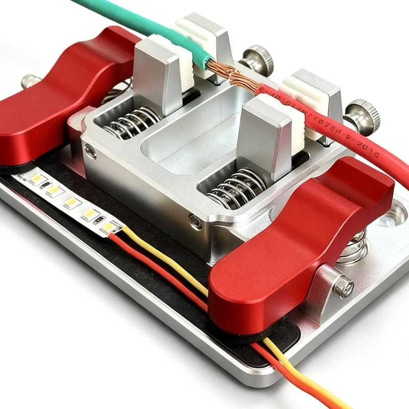 Welding Wire Fixing Fixture for LED Circuit Board Repair Heat Resistant Clamp with Alligator Clip Soldering Repair