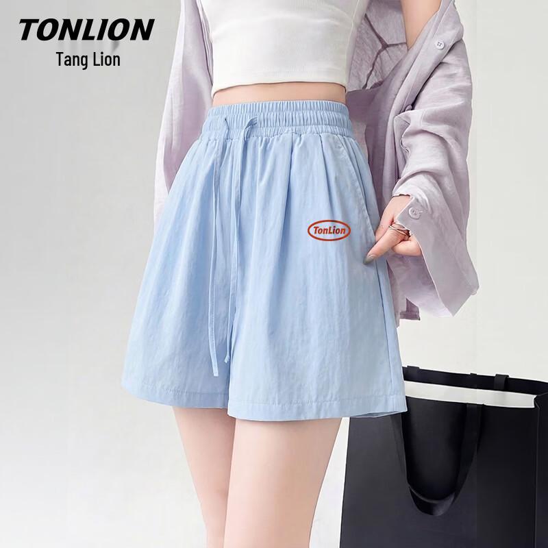 TonLion Women s Summer Cool Touch Wide-Leg Casual Shorts XL