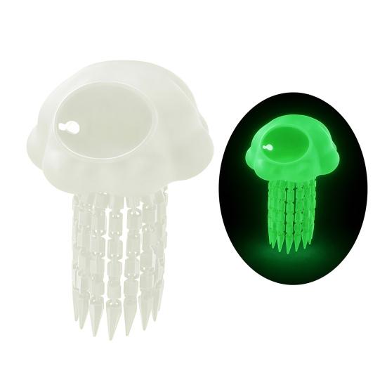 Reduce Aggression in Tank Aquarium Floating Jellyfish Hide, 3D Printed Fish Natural Aesthetic for Driftwood Hideout, Decorative Shelter Cave