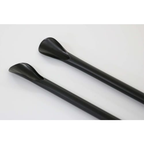 Shibase Kogyo 917 Straw Straws for Shaved Ice, 6mm X 21cm Diameter, Pack of 500, Black, Unwrapped, Made In Japan