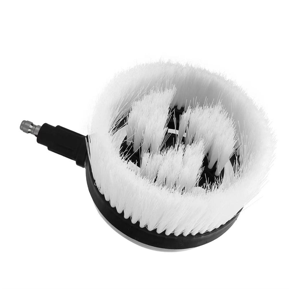 360-Degrees Rotation Rotary Wash Brush Round Brush Fan-Shaped Design Rotating Brush Durable Quick Connect