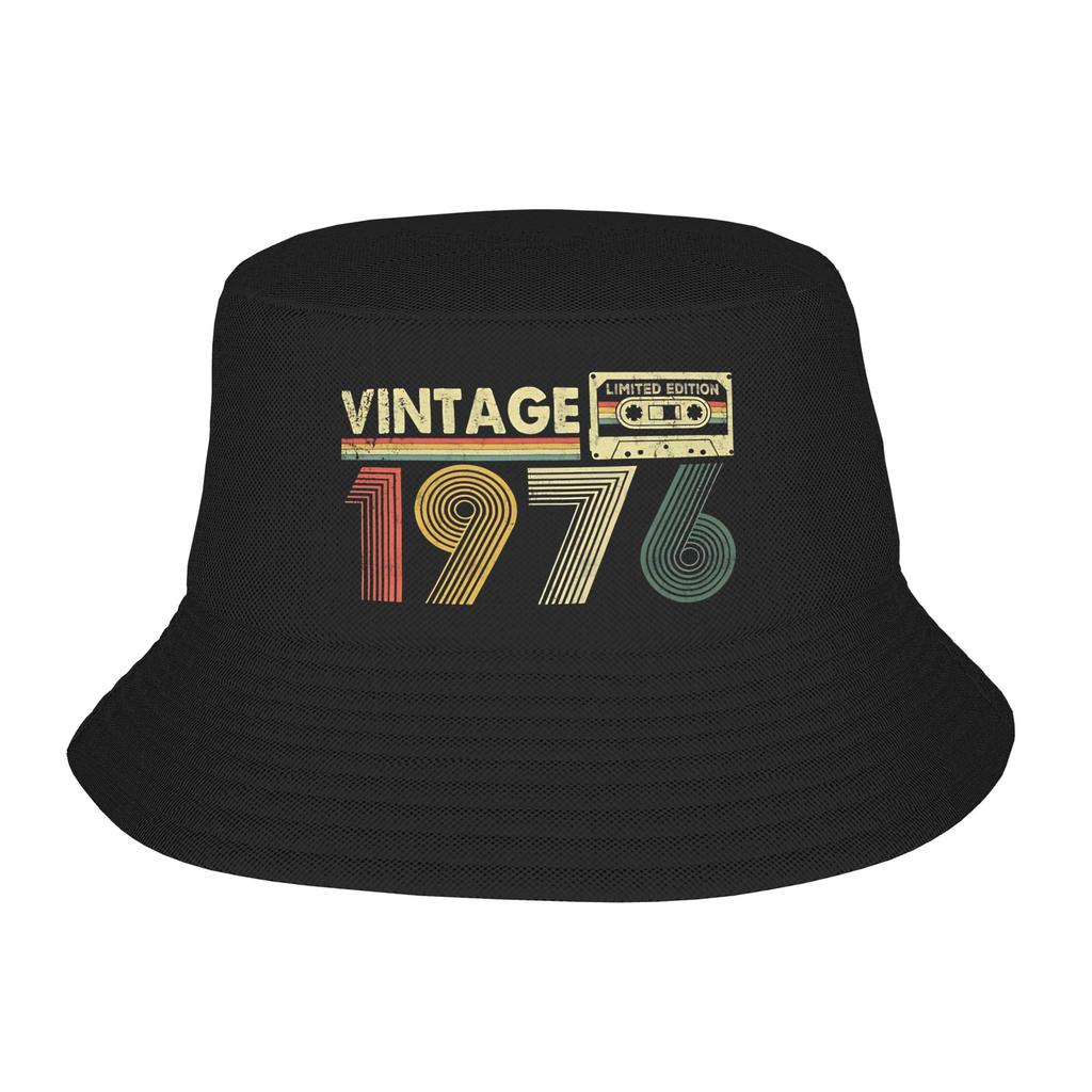 ALL Original Parts Vintage Limited Edition Classic TShirt Hnqgmotto Bucket Hat Gift For Teen Lovely Vocation Caps