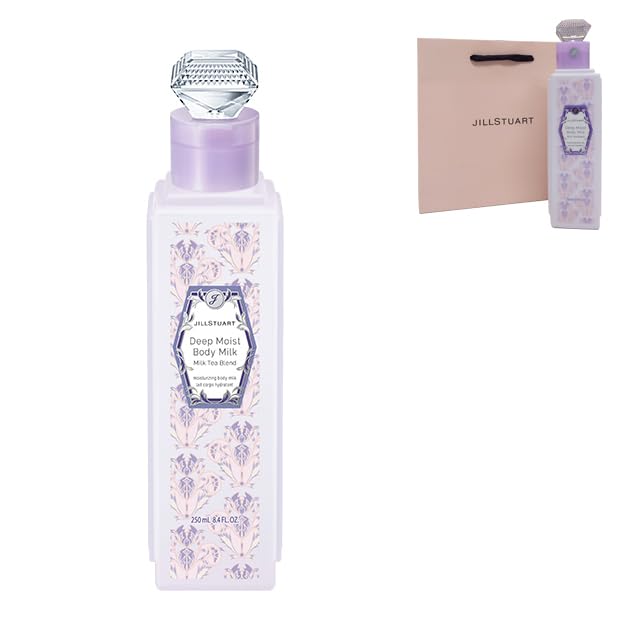 JILL STUART Deep Moist Body Milk, Milk Tea Blend, 250ml