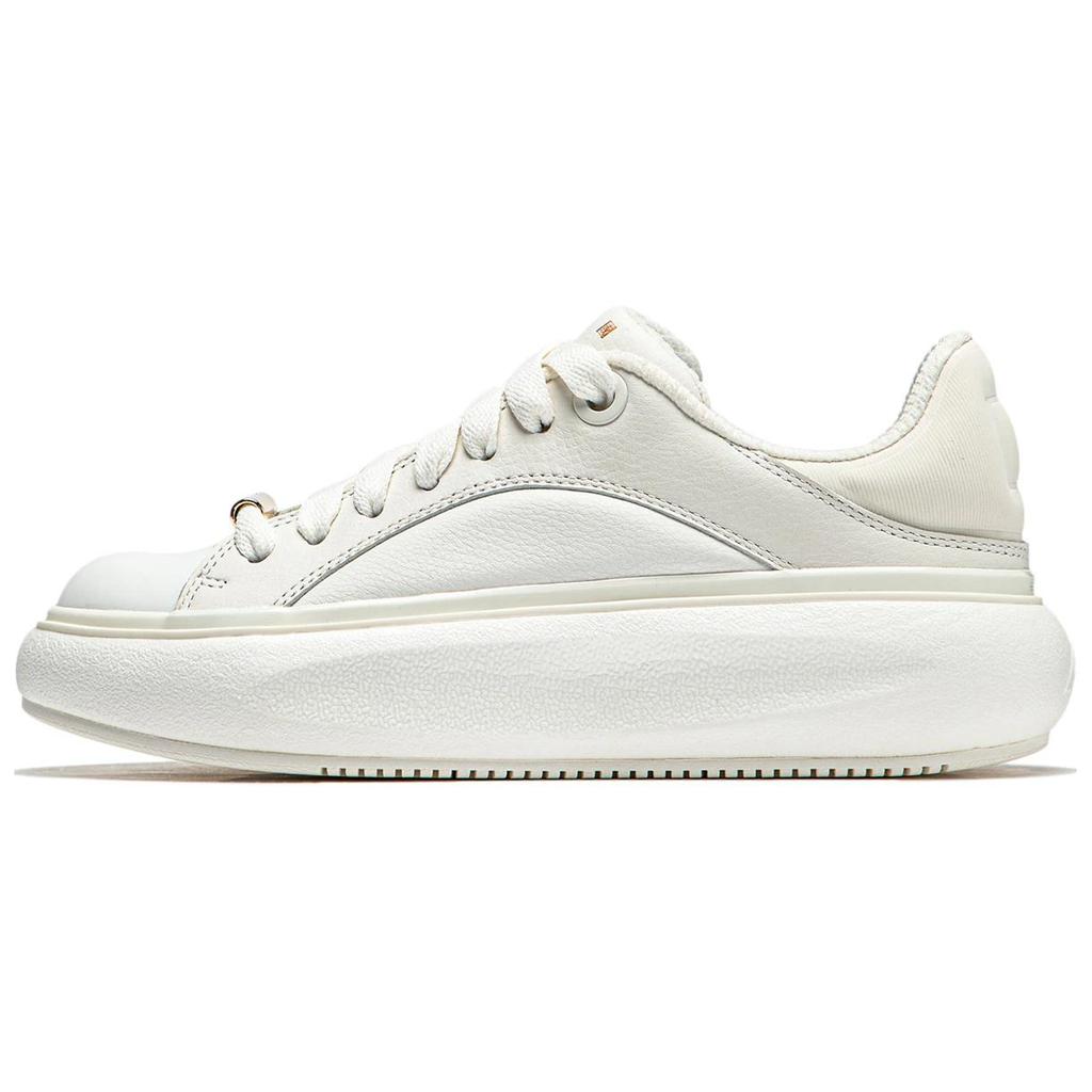 Li Ning Cloud Travel C4D Comfortable Non-Slip Casual Shoes Women Sneaker White AZGU038-1