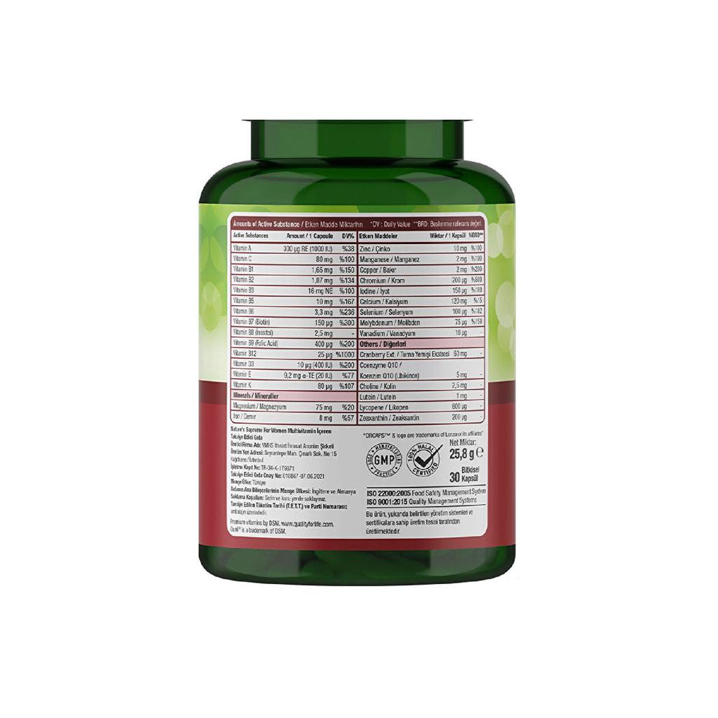 Multivitamine pentru femei 30 capsule