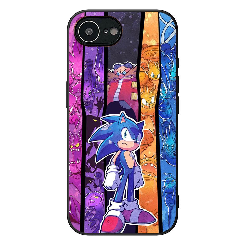 Phone Cover for Samsung Galaxy S25 S24 S23 FE Plus Ultra S7 Edge A16 A15 5G s25+ Casing Flexible Case S-Sonics Hedgehog