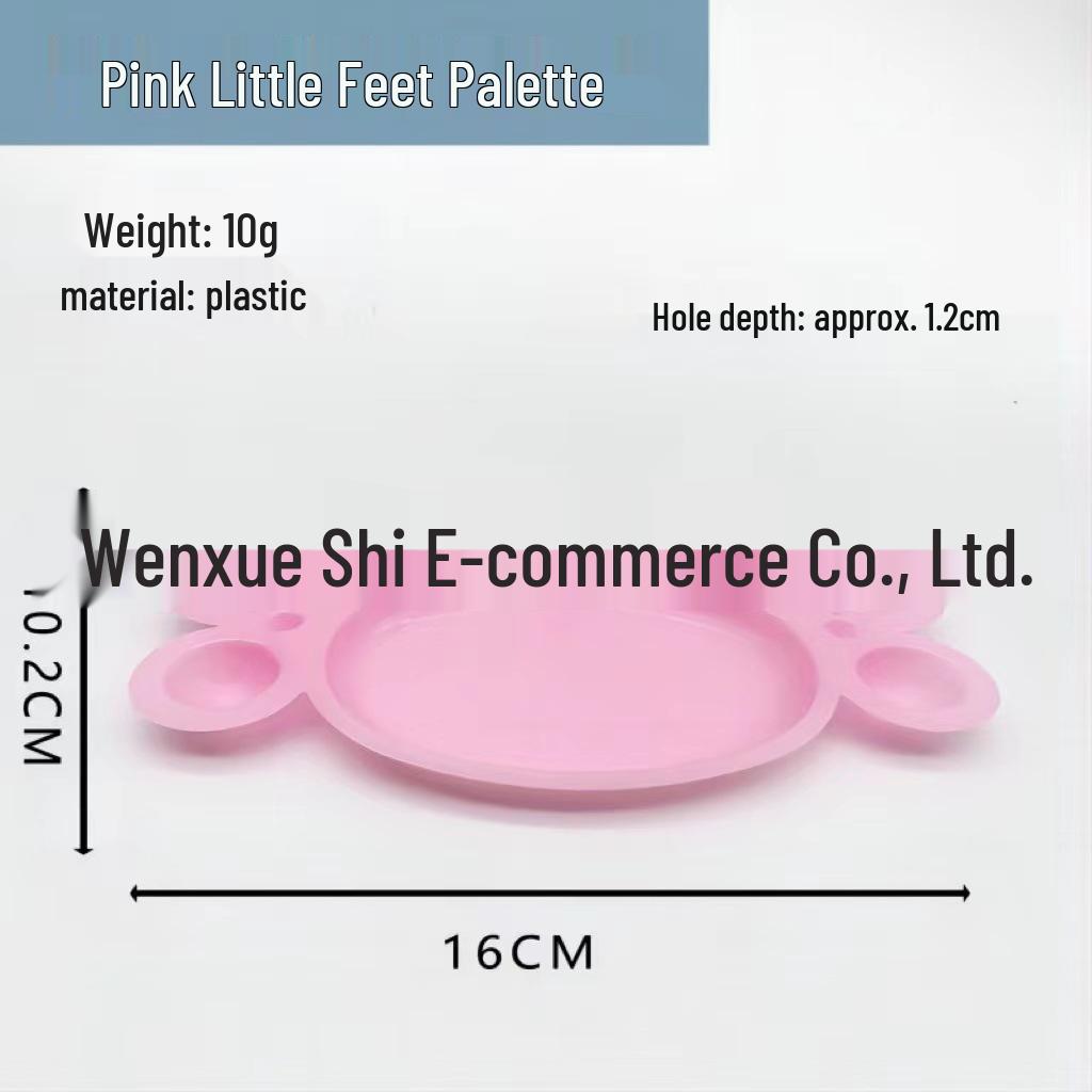 Disposable White Plastic Painting Palette for Acrylic and Oil Paints
