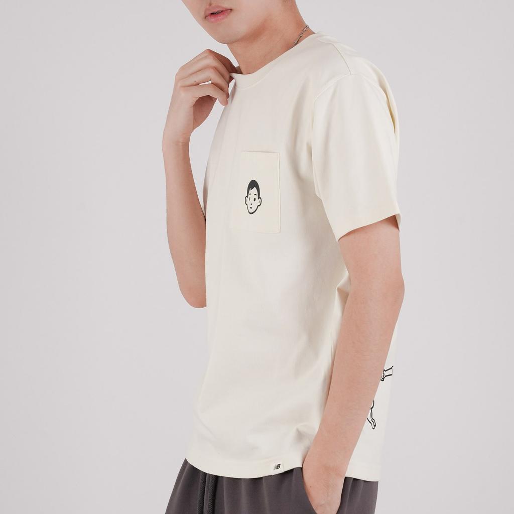 New Balance X Noritake T-Shirt Asia Sizing 'White' Men's AMT12348-RSI