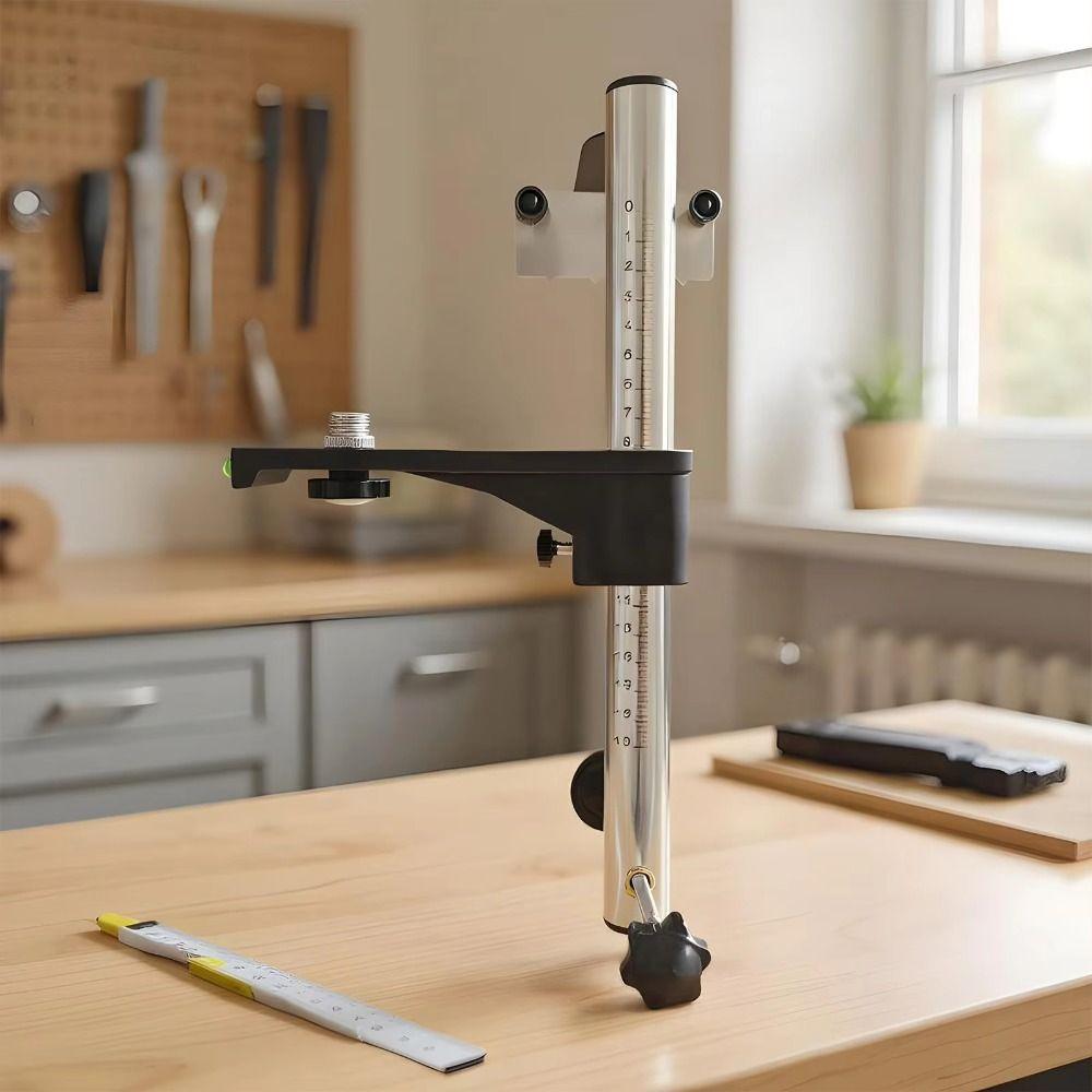 Height Adjustable Level Bracket 180 Degree Rotation Leveling Tool Furniture Installation