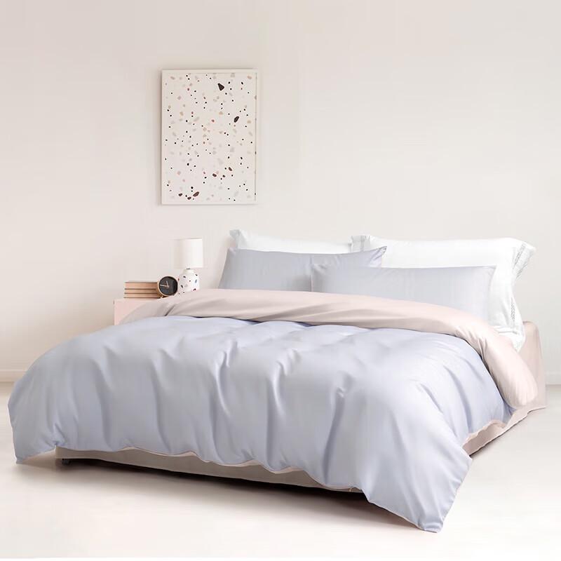 Mercury Home Textiles Матовый однотонный комплект постельного белья из 4 предметов