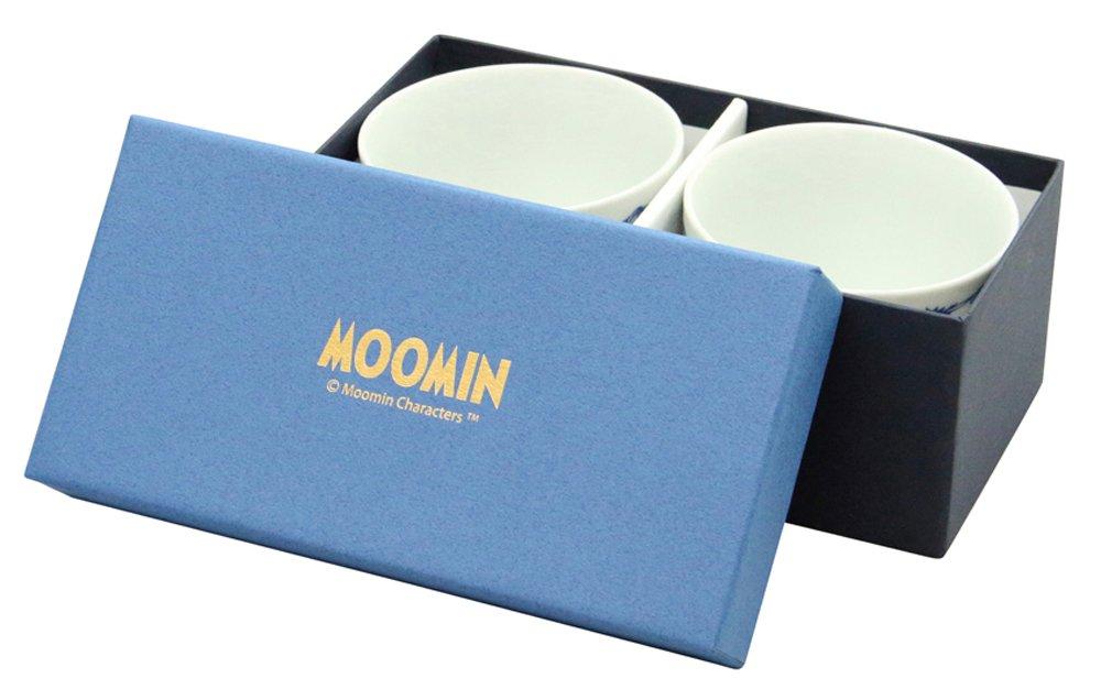 WORLD CREATE Moomin Hasami Little and Set of Blue Country 14734 Cups, Ware, Moomin, My, Snufkin, 2, Series,