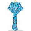 Women Cotton Summer Turquoise Sleepwear Egyptian Cat Print Maxi Caftan Dress CKFTN-SCRN-FULL-BUYIT-111