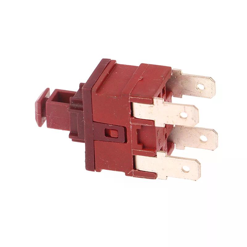 Power Switch Push Button KAN-L5 P12-2 Switch 8A 250VAC 2/4pin Self-Locking, For Water Heater Vacuum Cleaner