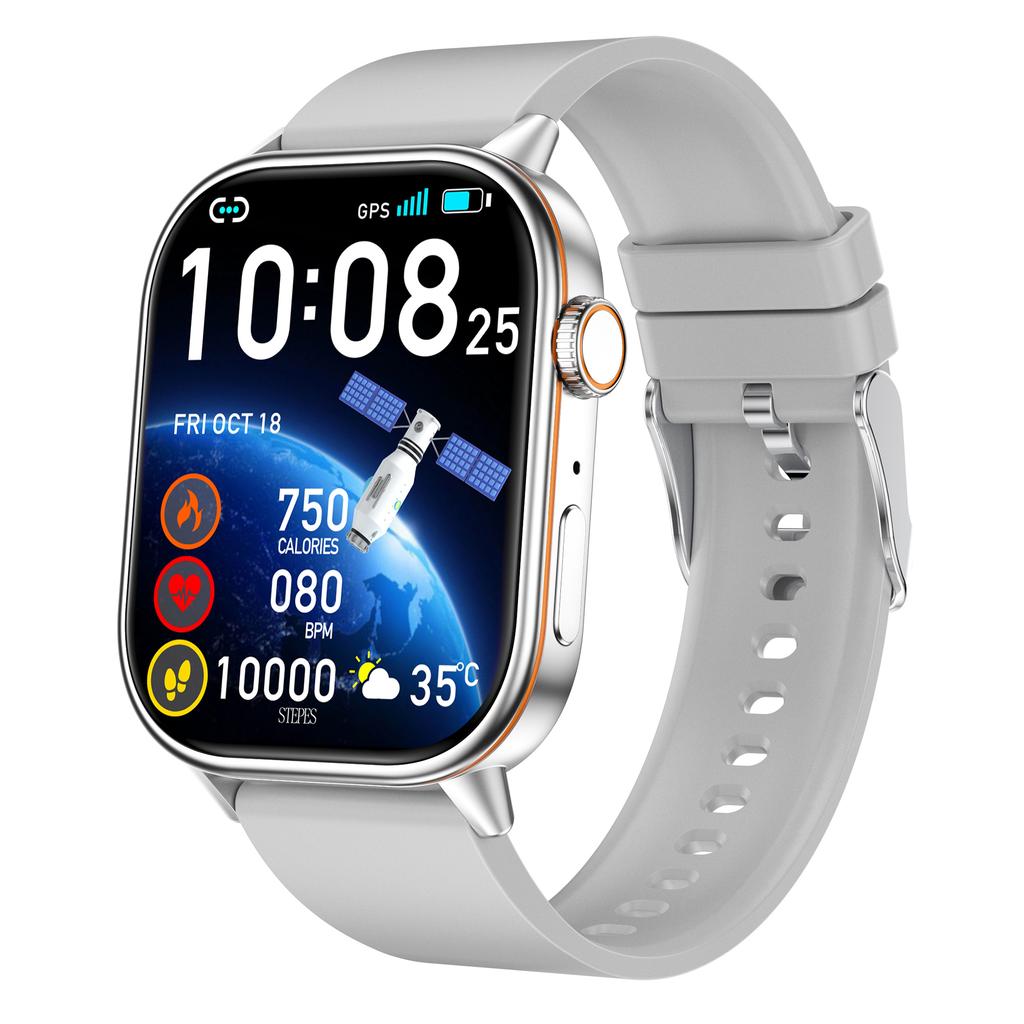 QX17 GPS Smartwatch Heart Rate Blood Oxygen Sleep Monitor Waterproof Calling Sports Watch