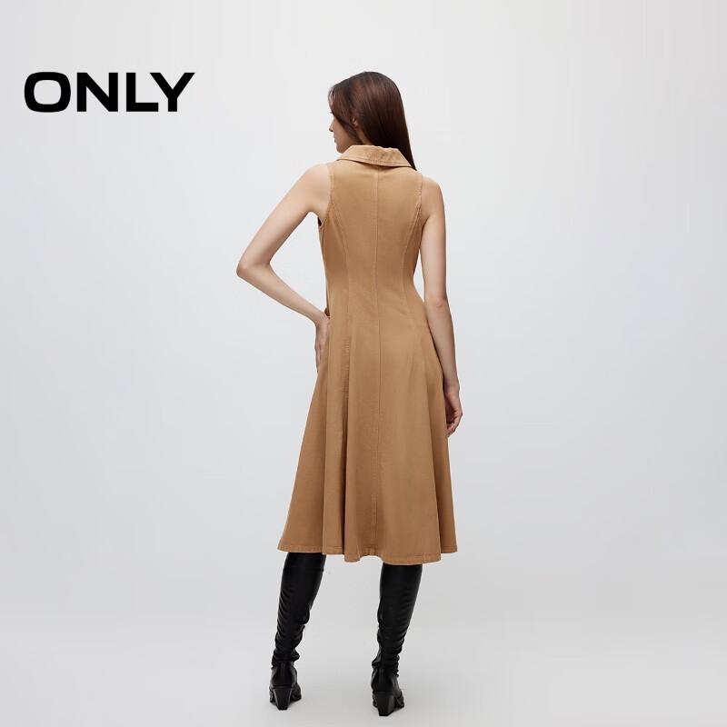 ONLY 2024 Autumn A-Line Denim Midi Dress