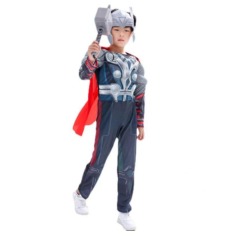 Detský svalový kostým Thora na Halloween a Cosplay