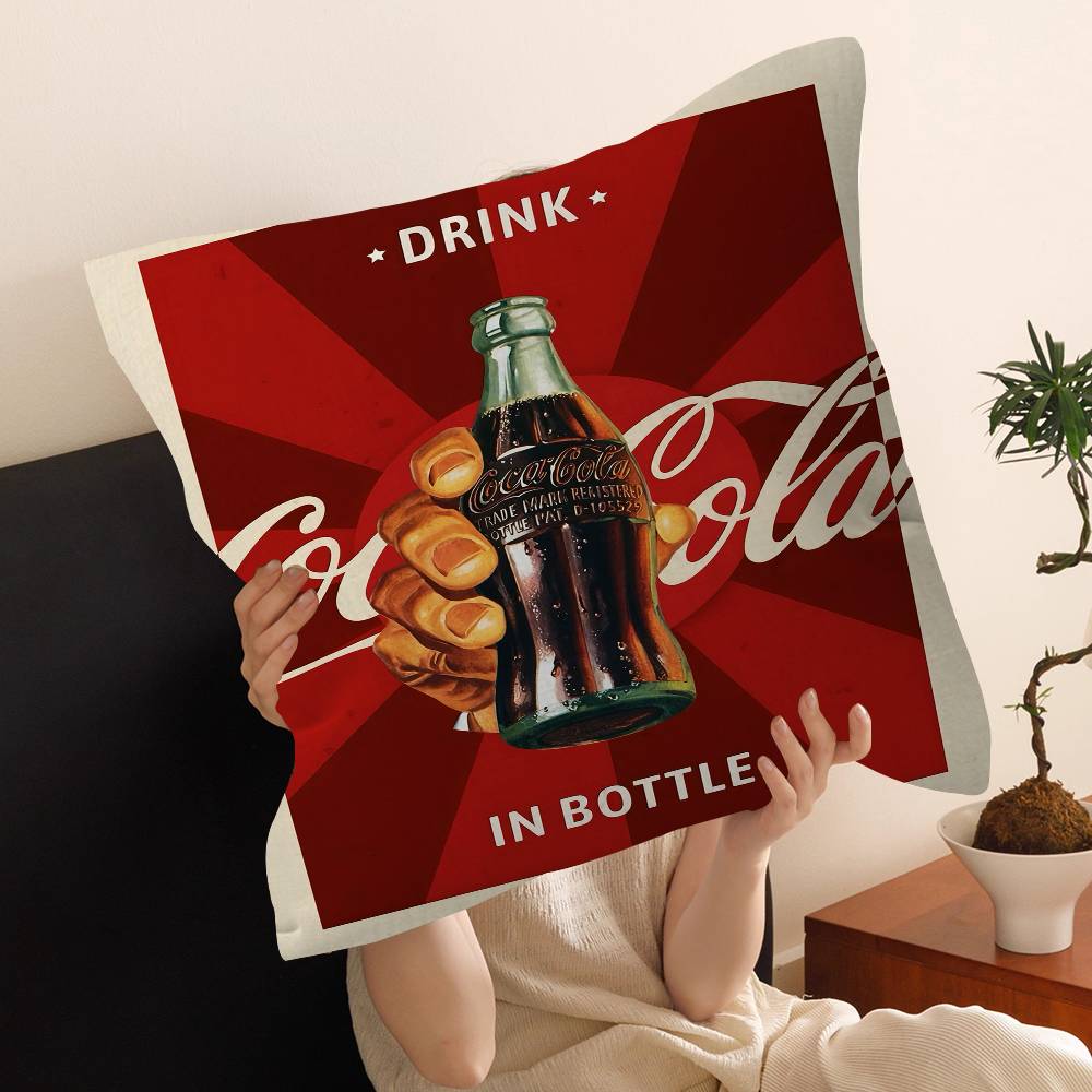 

C-coca-cola Наволочка Дизайн Наволочки Декор Праздничный Декорати 30cmx30cm