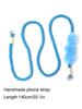 Handcrafted, Colorful Phone Lanyard Adjustable Floral Accessories Pendant Camera Backpack Pendant Phone