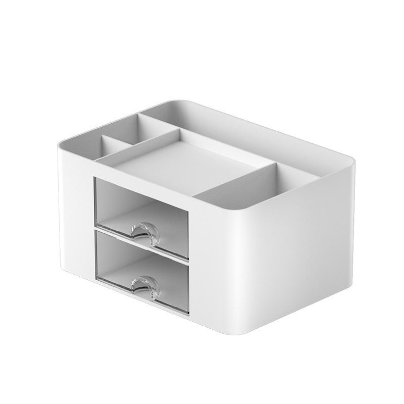 Creative Clear Drawer Storage Box - Desk & Office Organizer for Kids and Students, Large Capacity Pen Holder