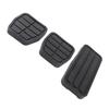 321721173  Brake Accelerator Pedal Pad Set Black Flexible Perfect Fit Rubber Heat Resistant for Repair