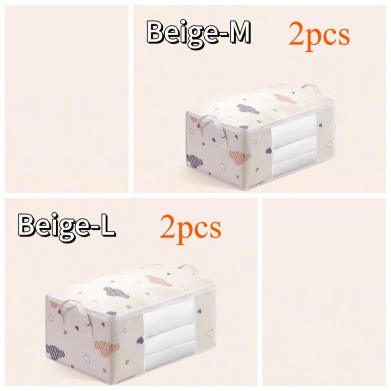 Quilt Clothes Storage Bag Moisture Proof Organizer Big Capacity Blanket Sorting Bags Dustproof Closet Under-Bed Storage Box