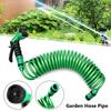 Einziehbarer Spiralschlauch für den Garten, ausziehbar auf einer Rolle, Airbrush-Sprühwerkzeug, Wasserhahnanschluss, Autowaschwerkzeuge