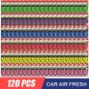 1/60/90/120PCS  Car air freshener smell car perfume for car interior accessories air freshener customization