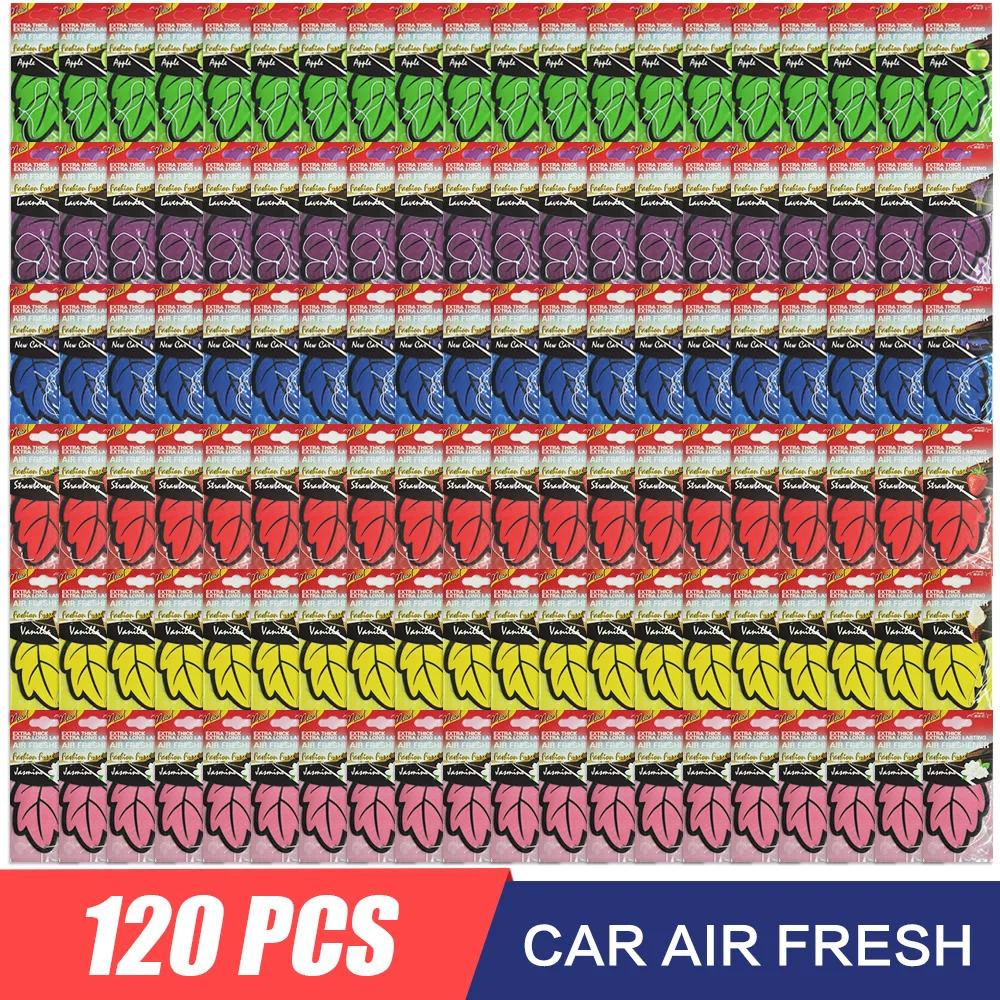 1/60/90/120PCS  Car Air Freshener Smell Car Perfume for Car Interior Accessories Air Freshener Customization