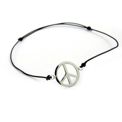 [L7864] – Stříbrný náramek „Peace“
