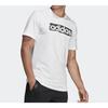 Adidas T Shirts Men's White Crew Neck Moderate Straight Fit DV3050