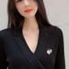 1Pc Rose Brooch Exquisite Personalized Pin Fashionable Elegant Jewelry Accessories Party Banquet Wedding Souvenir Gift