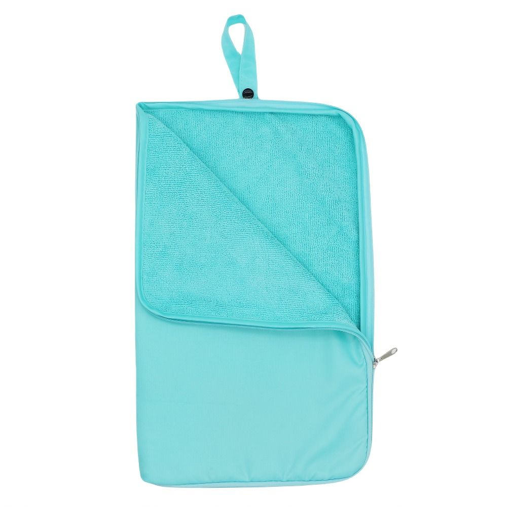 Solid Color Towel Wet Bag Snap Handle Pool Foot Cleaning Cloths Swimming Suit Pouch Swimming