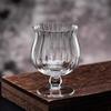Creative Cocktail Glasses Cup Striped Brandy Glass Cups Mulled Wine Glass Cups Tall Fruit Wine Glasses Cup Bar Accessories