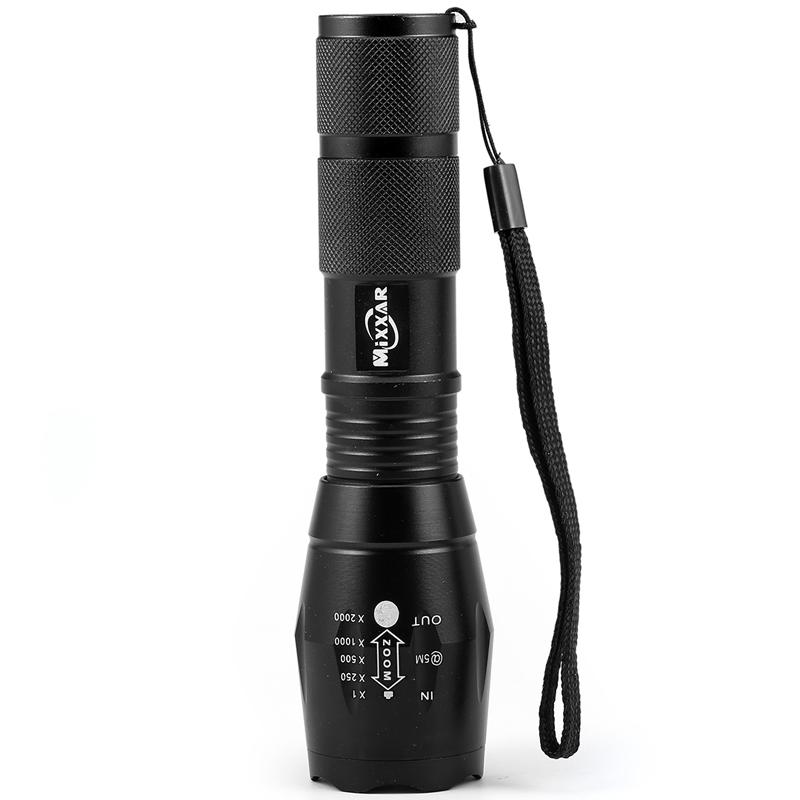 ZK30 8000LM Powerful Waterproof LED Flashlight Portable LED Camping Lamp Torch Lights Lanternas Self Defense Tactical Flashlight