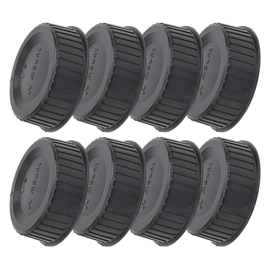8-Pack Lens Rear Cover Body Caps for Nikon F-Mount Camera Lenses, Hard Plastic, Lightweight, Strong, and Expensive