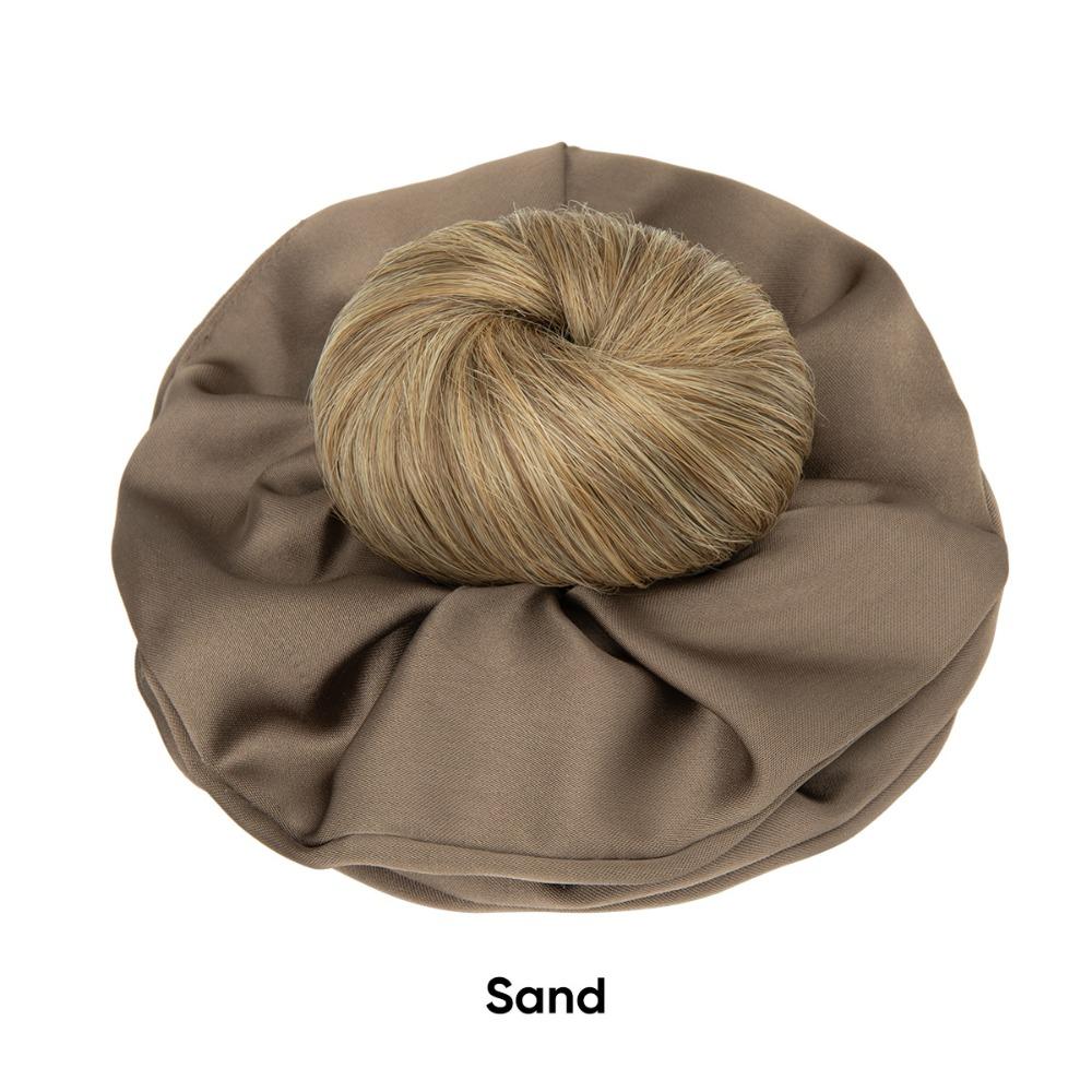 Elegant Influencer-style Hair Tie Synthetic Natural-looking Artificial Flower Bun  for Daily Use