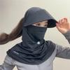 Cappello da Sole con Coulisse per Donna, Maschera Facciale con Protezione UV Estiva