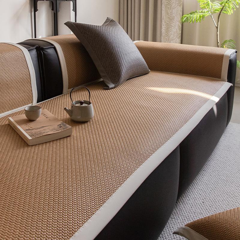 Modern Simple Pe Ice Rattan Sofa Cushion, New Non-Slip And Wear-Resistant Rattan Cushion In Summer , Cool And Light Luxury