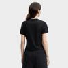 FILA Original Floral Short Sleeve T-Shirt Fashion Classic Retro Casual Versatile Comfortable Embroidered Logo Cotton Slim Fit Crew Neck F51W629103FBK