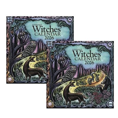 2026 Witches' Calendar -  - Almanacs & Datebooks Calendar Hanging CreativePersonality Paper Witch Art Wall Calendar