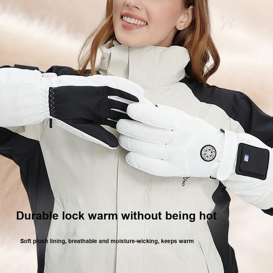 Electric Heating Gloves Heat Charging Warm USB Gloves Cycling Men Women Winter Smart Graphite Warmers