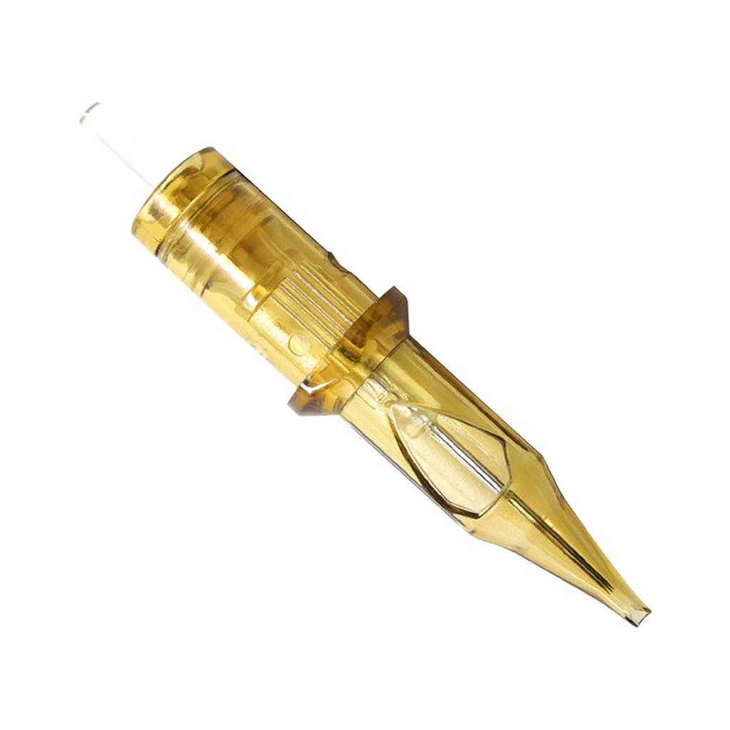 20 Pcs Tattoo Cartridge Needles Stainless Steel Even Output Quick Color Gold Tattoo Needles Cartridge