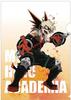 My Hero Academia THE Heroes Rising Original Illustration Katsuki Bakugo Clear File MOVIE