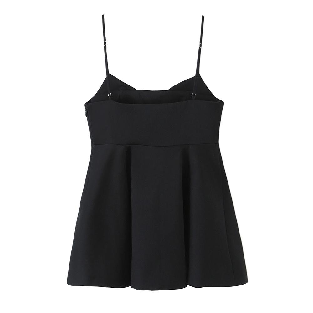 2025 Spring Women's Elegant Slim Short Skirt & Sweet Camisole Top Set