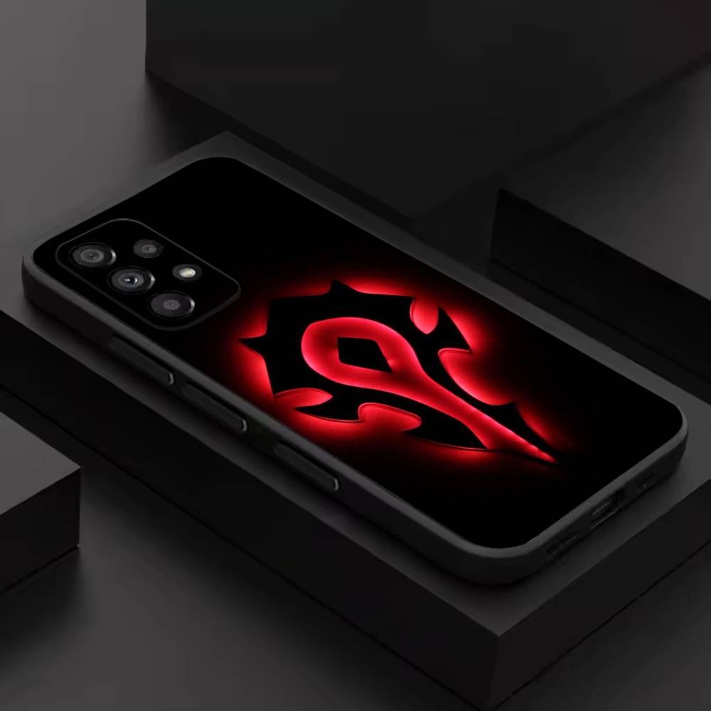 W-World Of W-Warcraft Cool Phone Case For Samsung S 9,10,21,30,22,23,24,25,26,Ultra,Plus,Lite,FE,4,5G Black Soft Precise