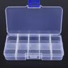 10 Compartments Adjustable Practical Storage Box Bead Ring Box Jewelry Presentation Organizer