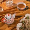 JOYYE Painted Ceramic Travel Tea Set