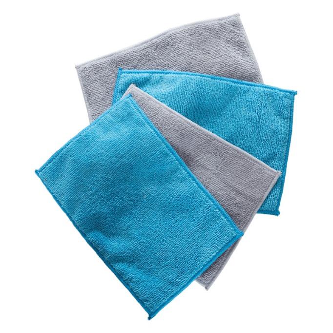 Double-Layer Bamboo Fiber Cleaning Cloth Oil-Resistant Absorbent 21x15/23x18cm Non-Stick for Kitchen & Drawer Storage Durable Dish Towel