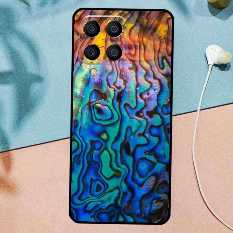 Abalone Sea Shell Texture For Samsung Galaxy M14 M34 M54 M20 M06 M16 M12 M13 M15 M35 M55 M33 M53 M21 M31 M32 M52 Case