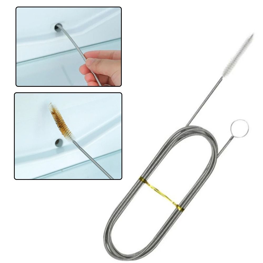 Brosse flexible Outil de dragage d'eau pour drain de réfrigérateur Entretien du réfrigérateur